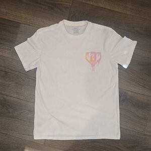 White BSBL LIFESTYLE 101 Ice Cream Tee SMALL